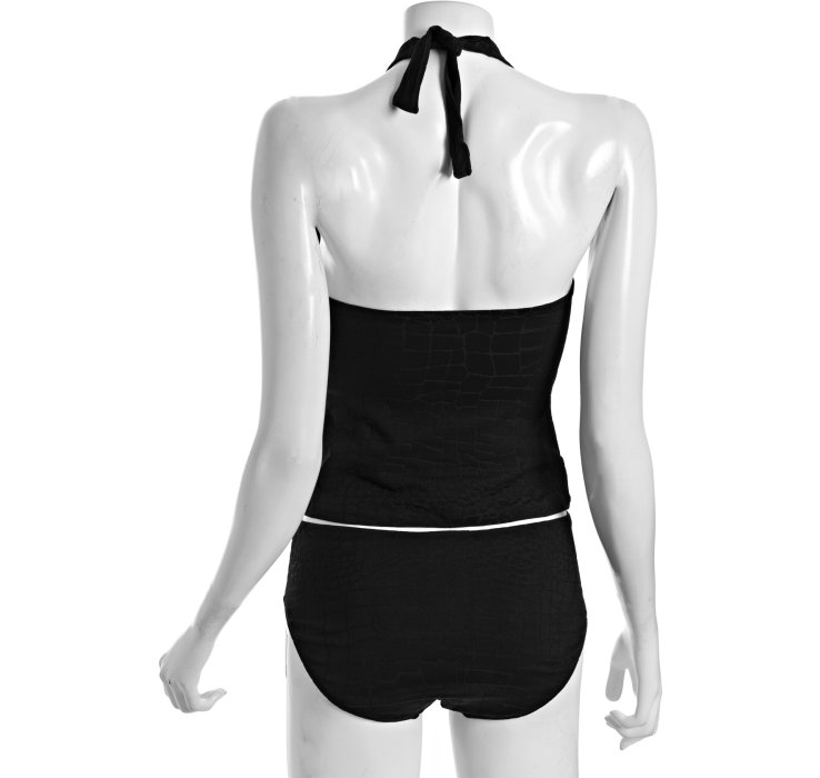 Lyst Gottex Essentials Halter Tankini Swimsuit In Black