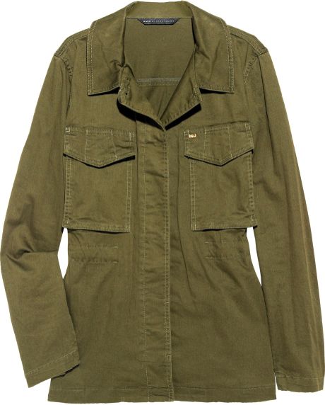 Marc By Marc Jacobs Military-style Cotton-twill Jacket in Green (khaki ...