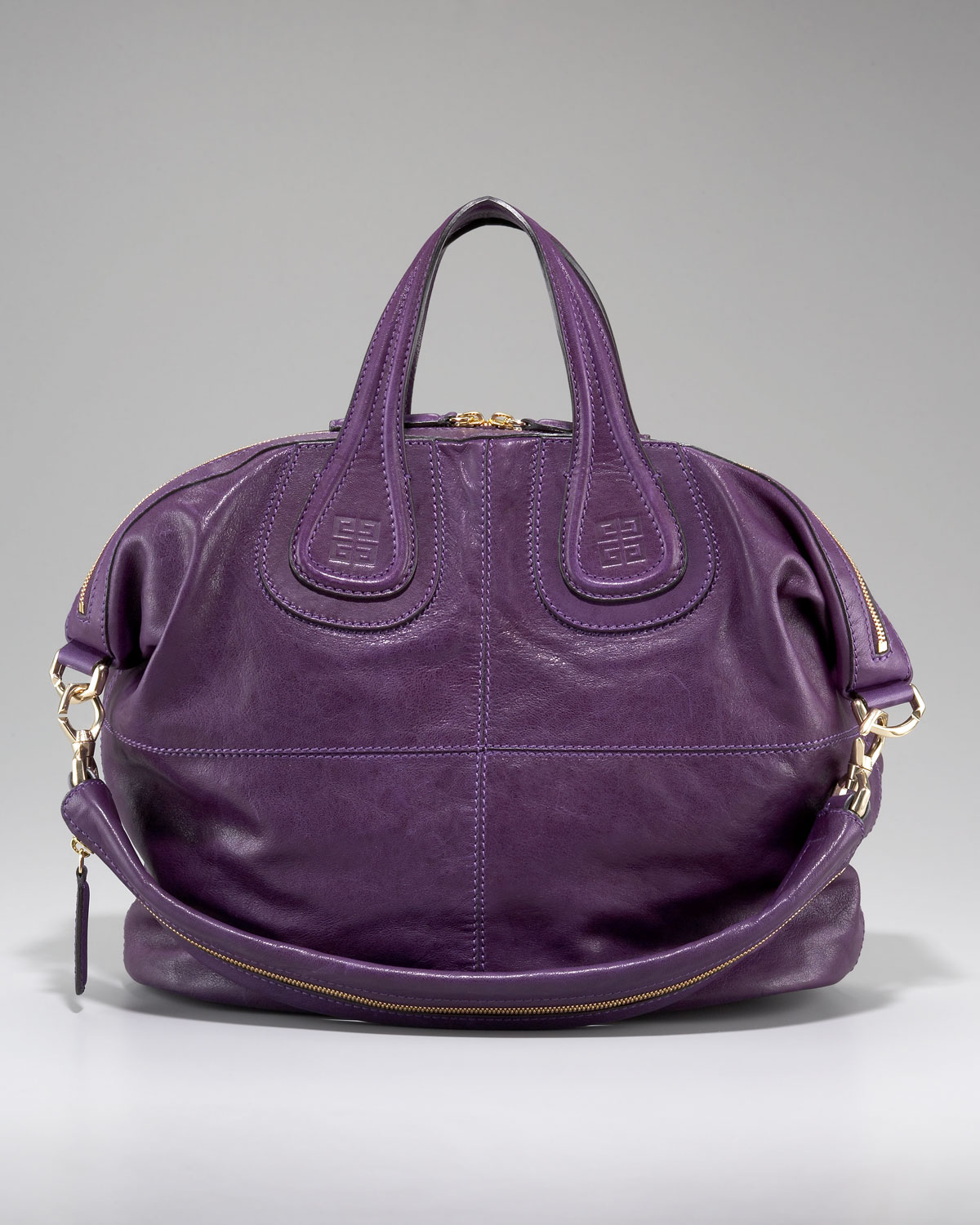 Givenchy Nightingale Satchel, Dark Violet in Purple (violet) | Lyst