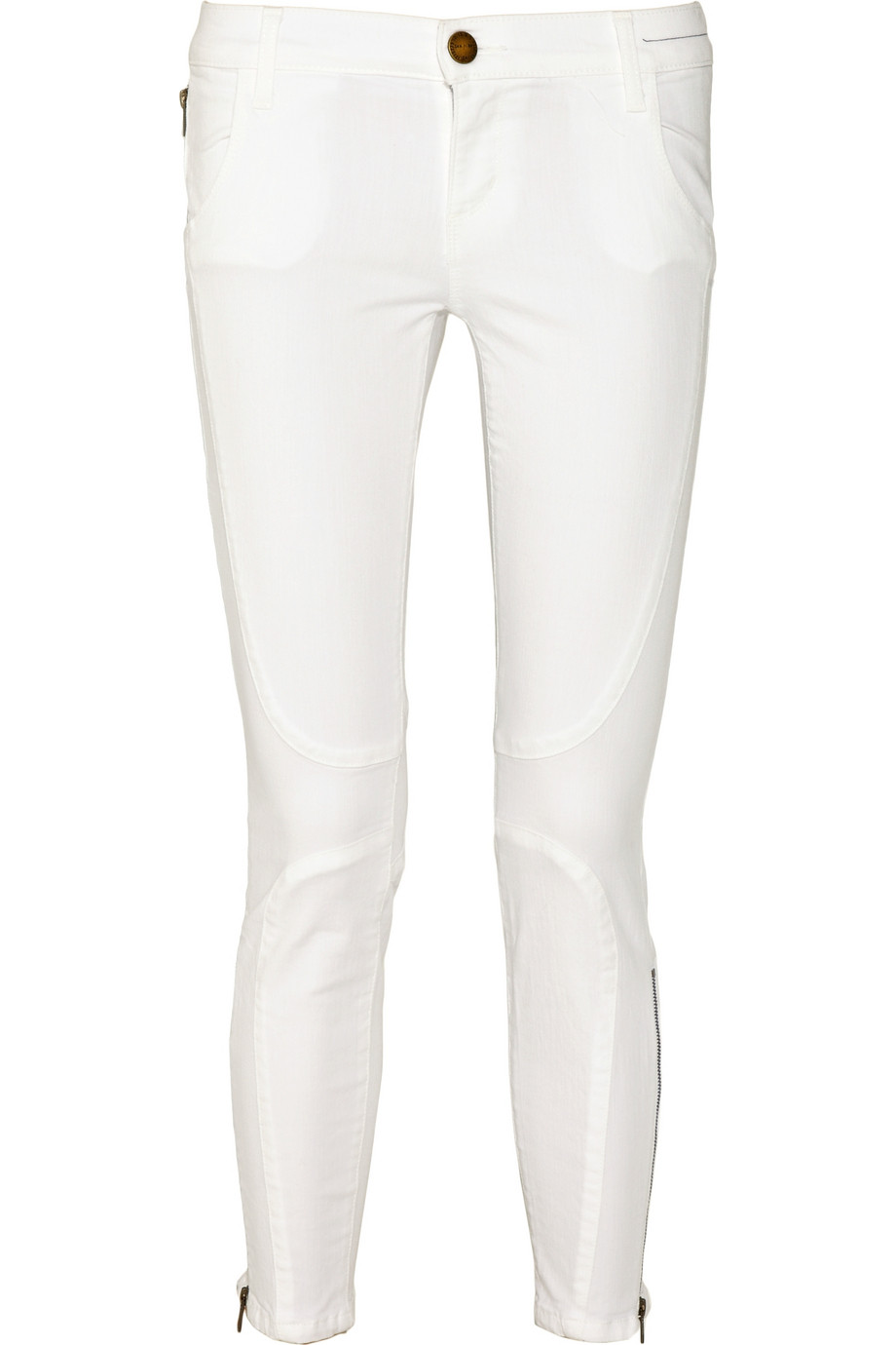 all white skinny jeans