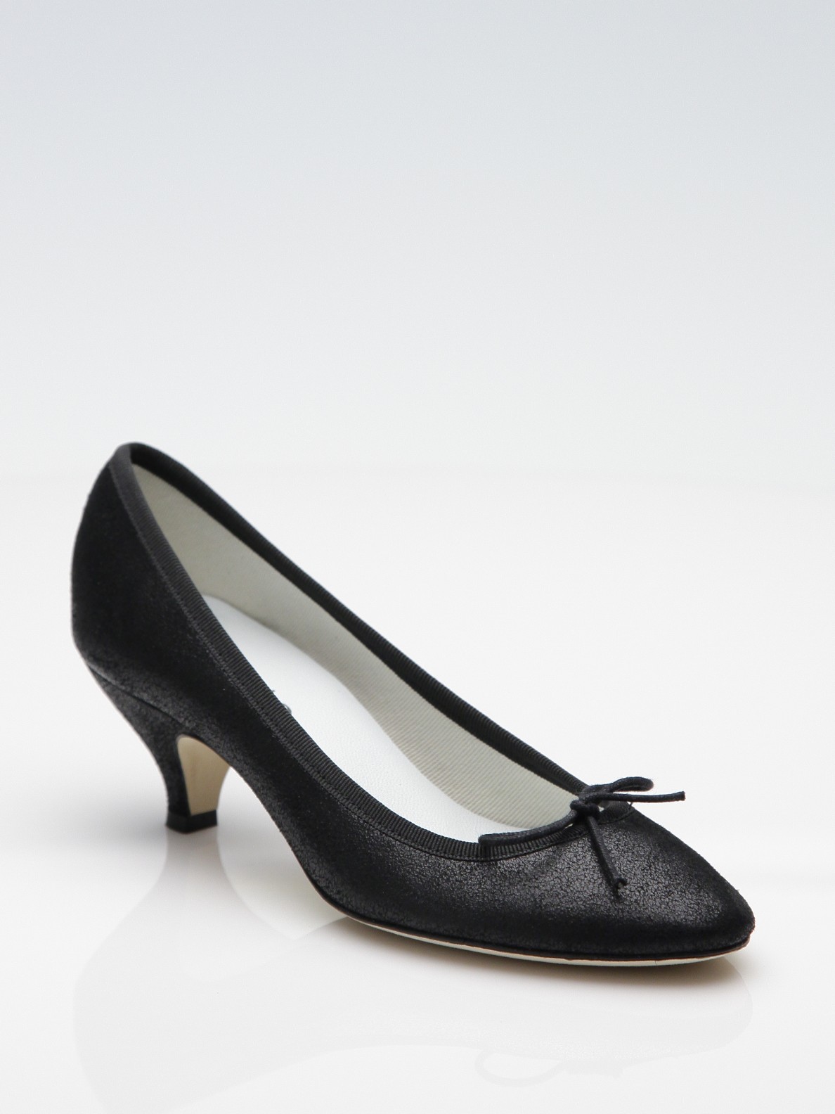 Repetto Gisele Suede Ballet Pumps in Black - Lyst