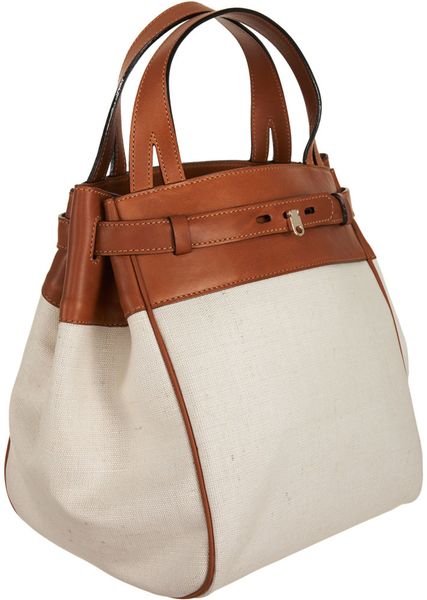 Valextra B-cube Tote in Brown (rose) | Lyst