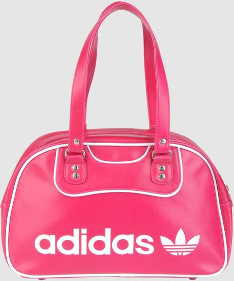 Adidas Large Fabric Bag in Pink (fuchsia) | Lyst