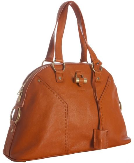 Saint Laurent Whiskey Calfskin Muse Large Tote in Brown (whiskey) | Lyst