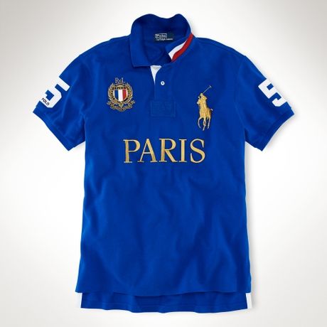 Polo Ralph Lauren Custom-fit Big Pony City Polo in Blue for Men (rugby ...