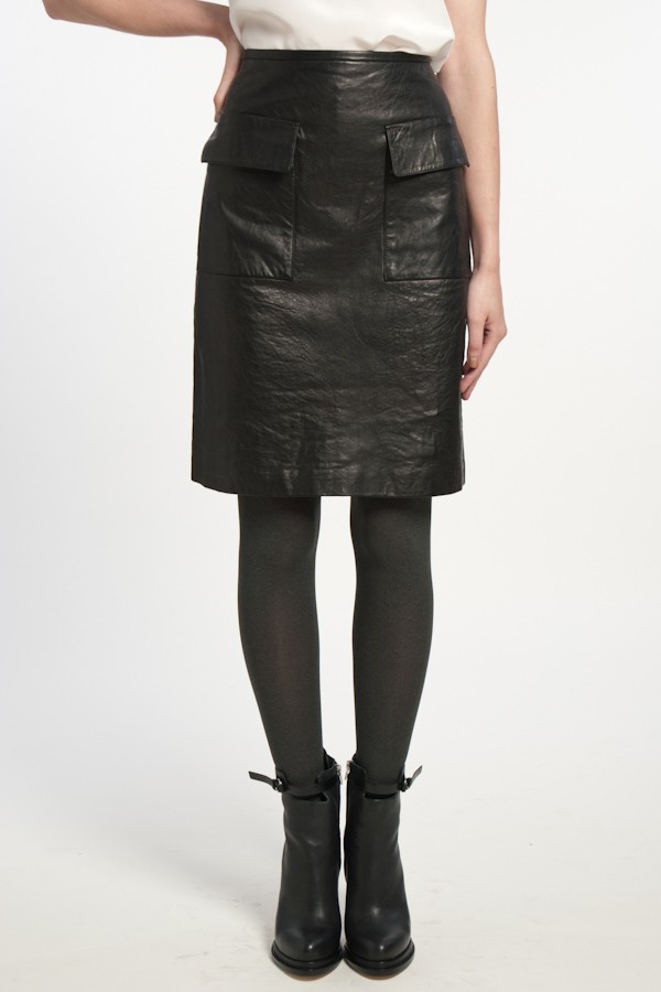 Leather Skirt With Pockets | Jill Dress