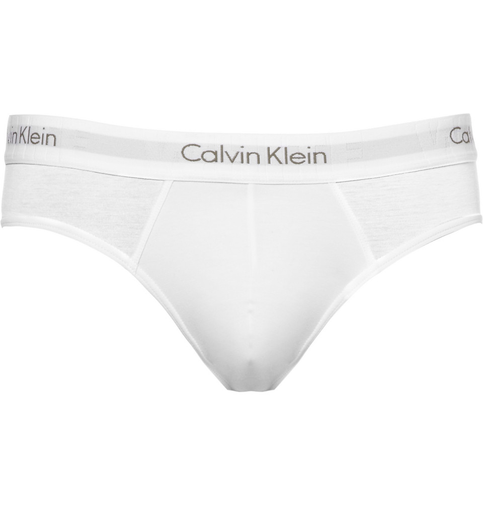 Calvin Klein Hip Briefs in White for Men | Lyst