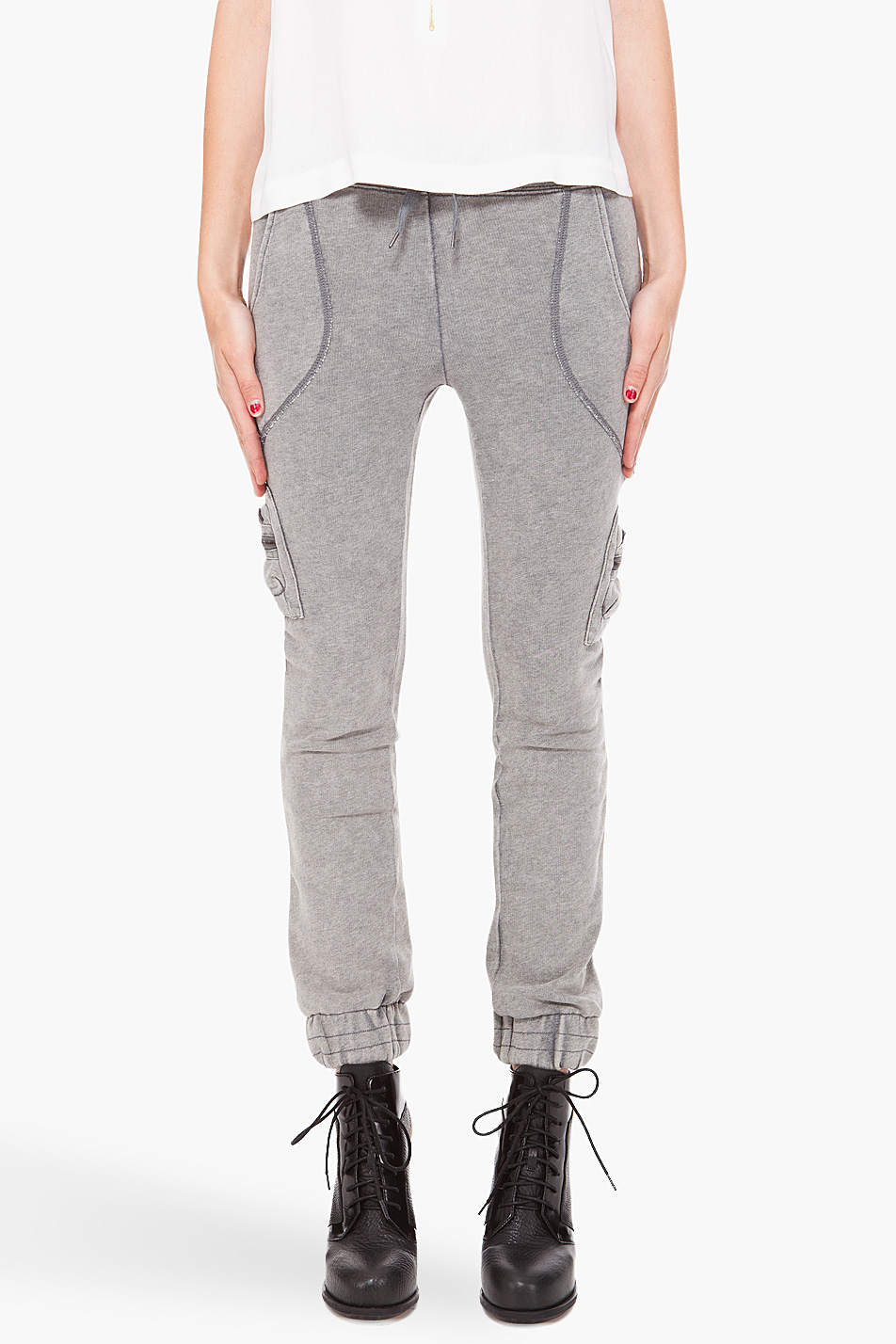 diesel v denim sweatpants