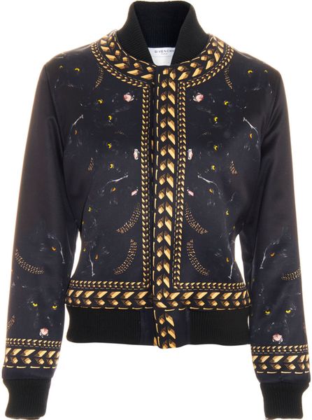 Givenchy Panther Bomber Jacket in Black | Lyst