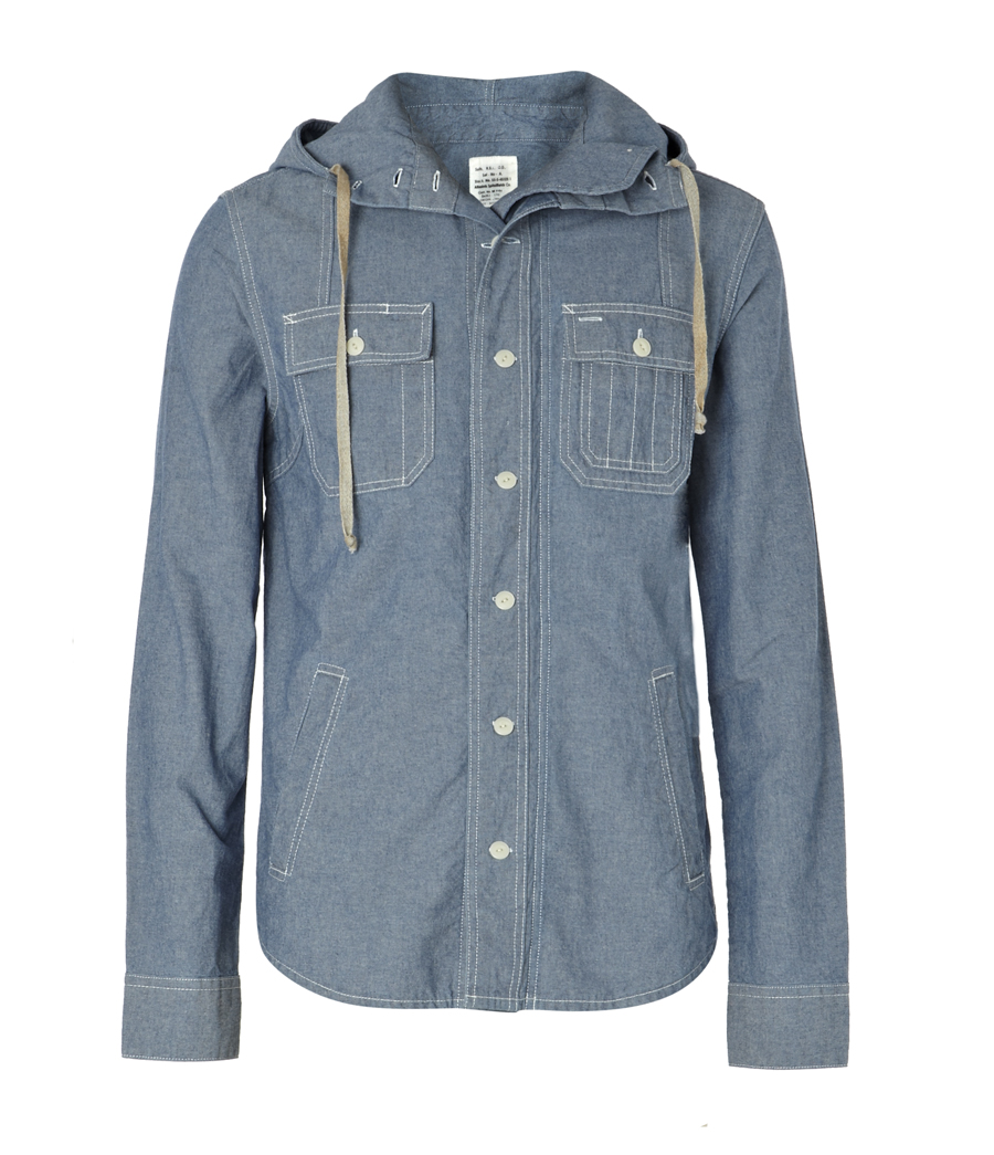 allsaints blue shirt