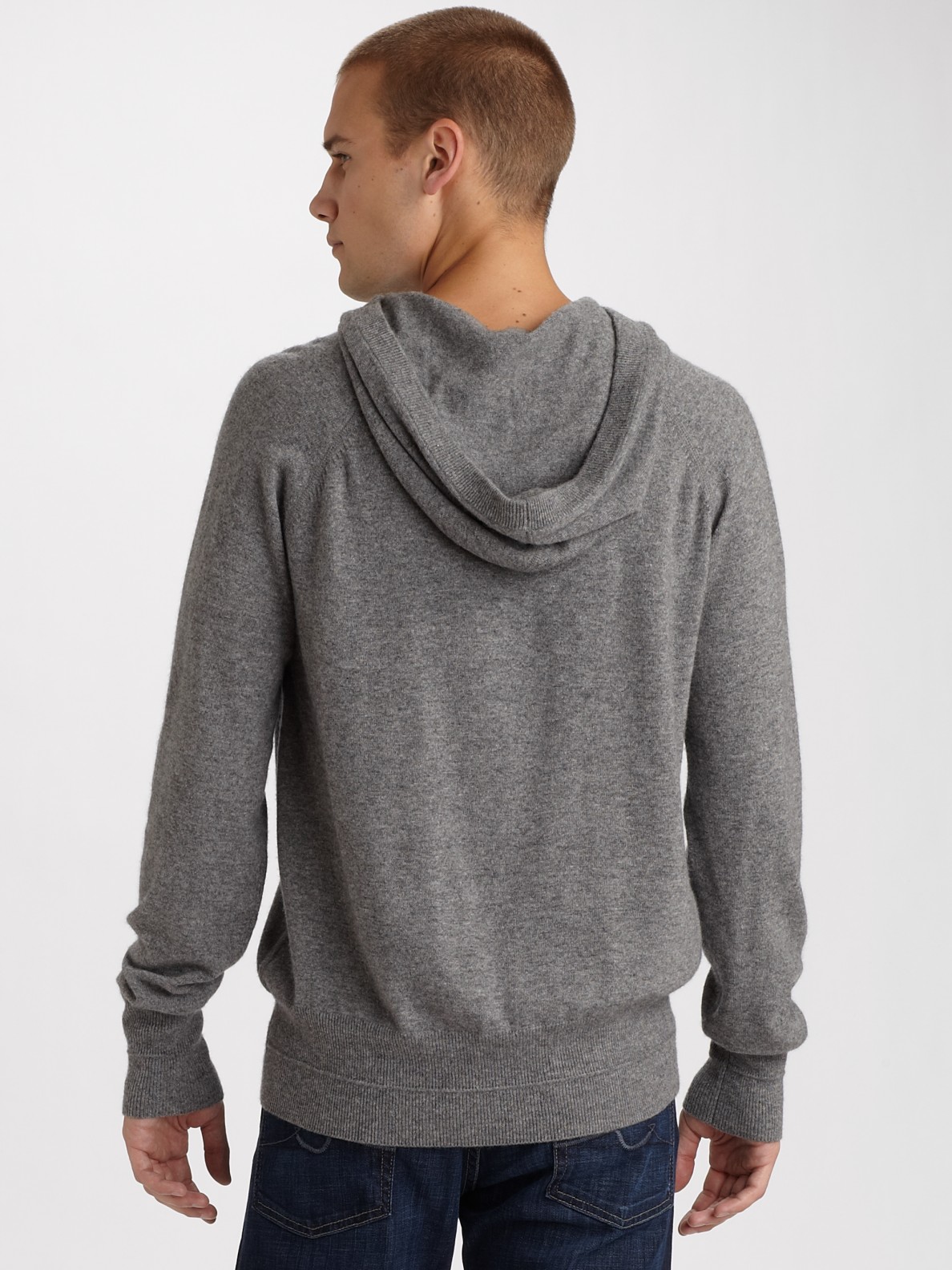 Lyst - T By Alexander Wang Pullover Hoodie in Gray for Men