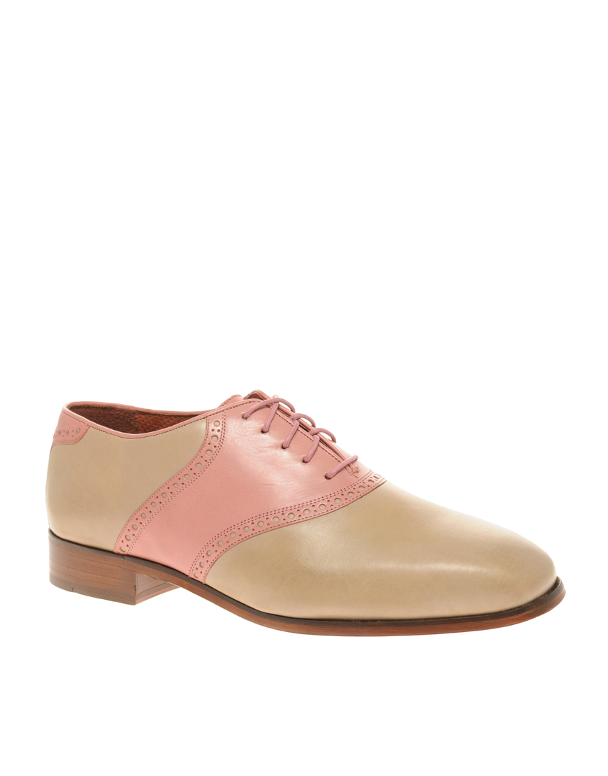 Florsheim By Duckie Brown The Saddle Shoes in Beige for Men (white) | Lyst