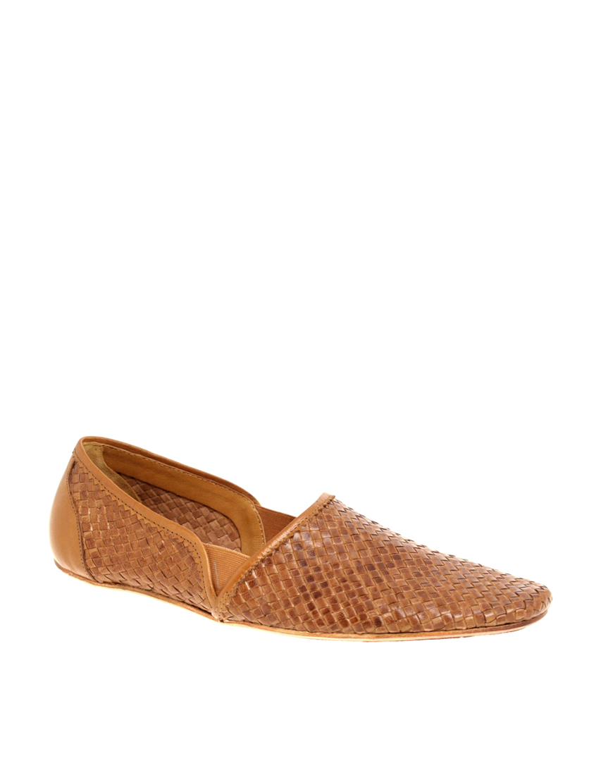 H By Hudson Cairo Woven Slip On Shoes in Brown for Men (tan) | Lyst