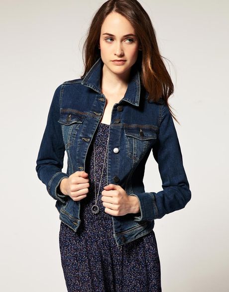 Mango Denim Western Jacket in Blue (denim) | Lyst