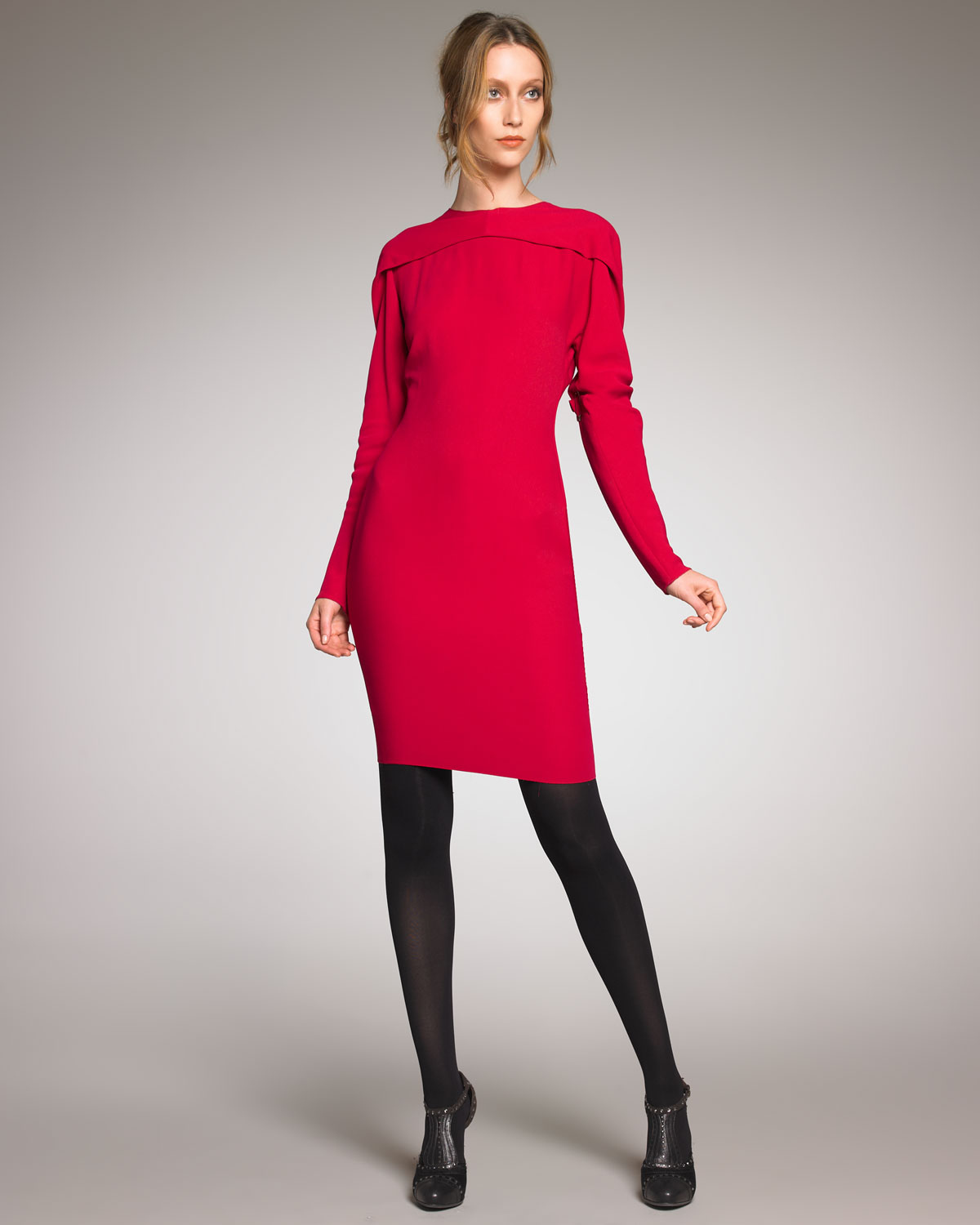 Collection Long Sleeve Sheath Dress Pictures - Reikian
