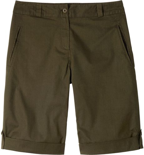 Toast Light Cotton Shorts in Khaki (dark khaki) | Lyst