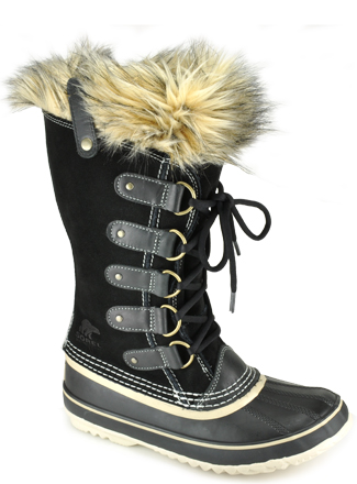 Lyst - Sorel Joan Of Arctic - Black Weather Proof Boot in Black