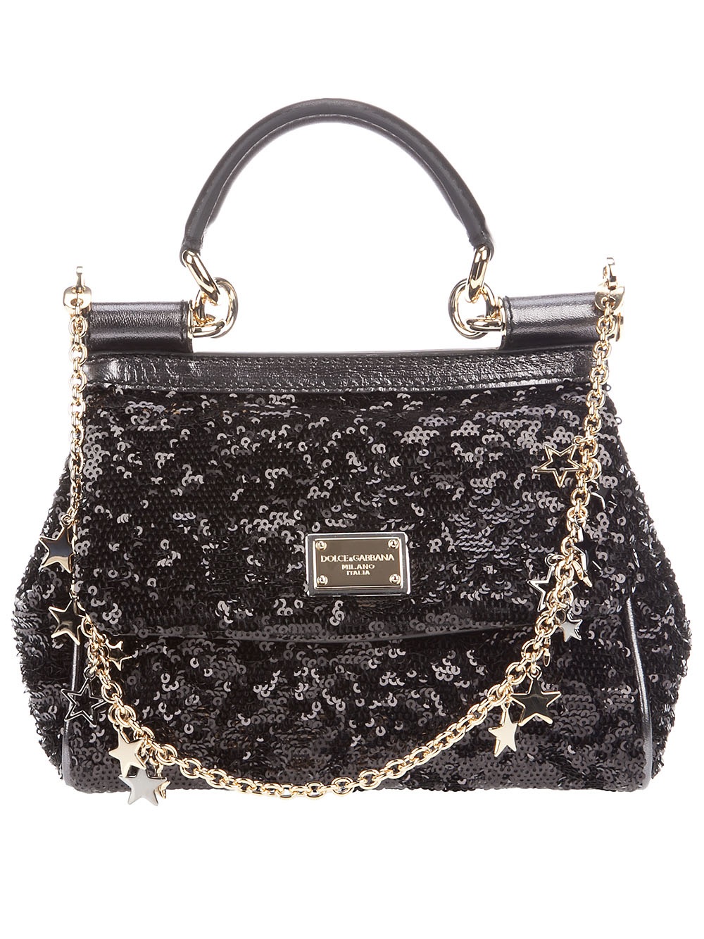 Dolce & Gabbana Mini Miss Sicily Handbag in Black | Lyst