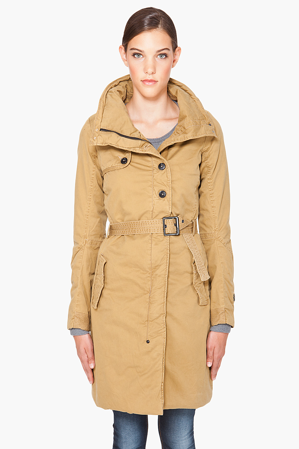 Lyst - G-Star Raw Army Dandy Trench Coat in Natural