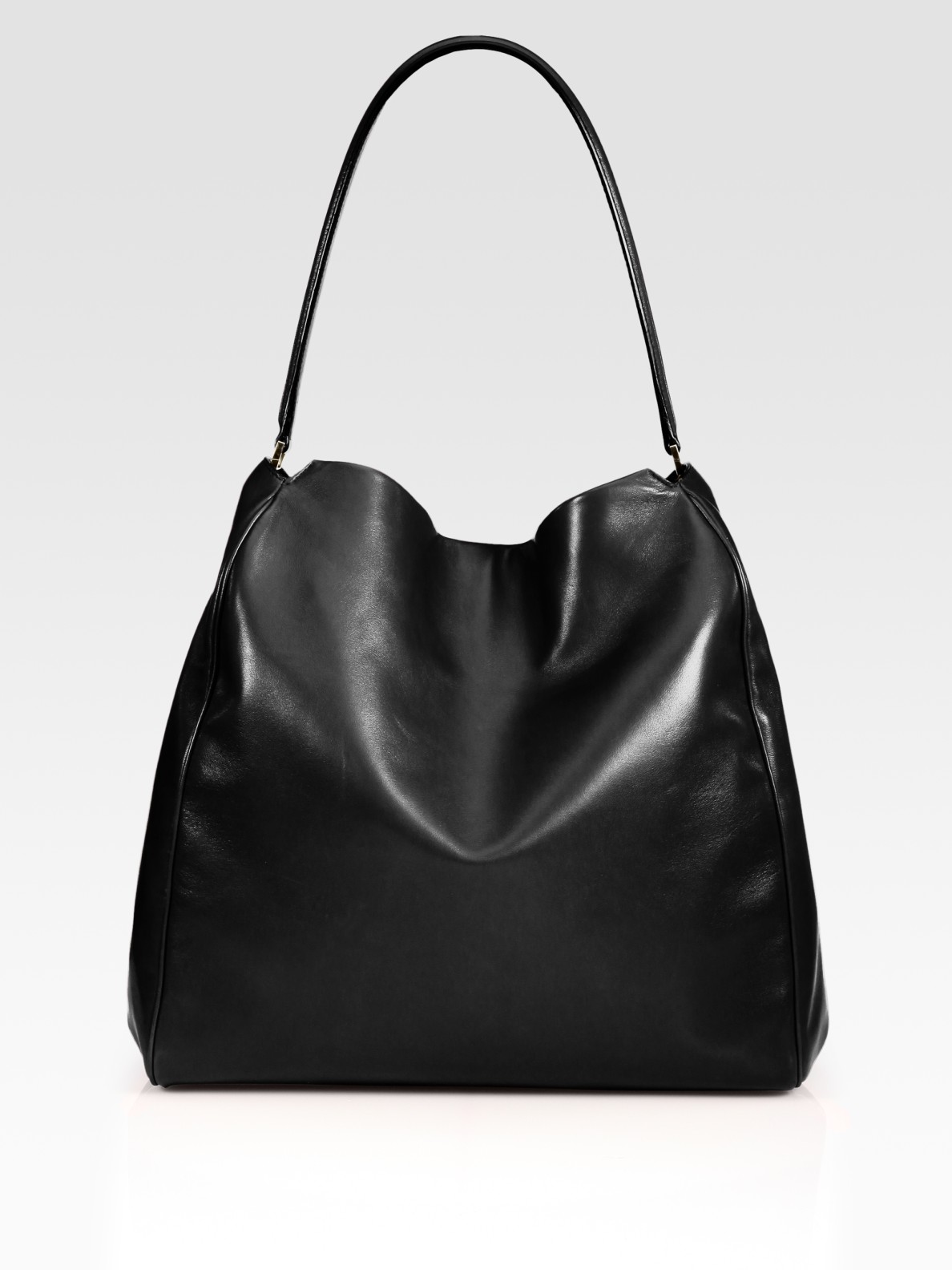 Rochas Leather Shoulder Bag in Black | Lyst