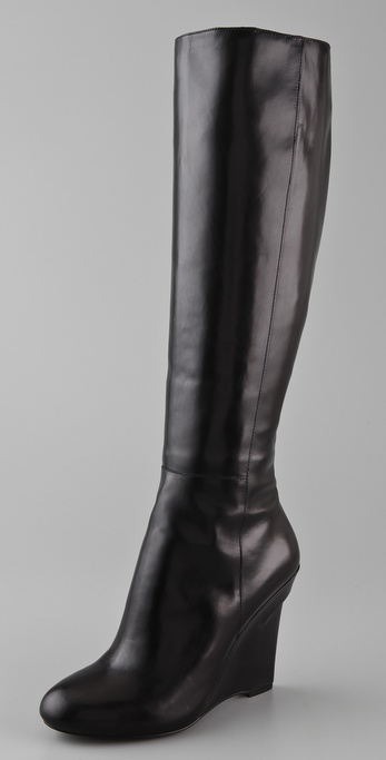 vera wang wedge booties