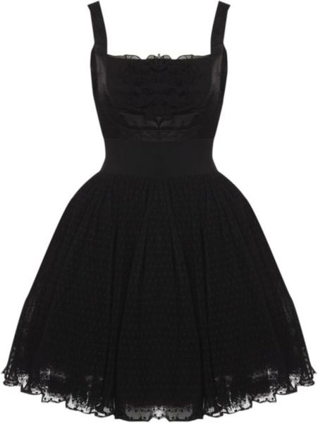 Manoush Puffball Dress in Black | Lyst