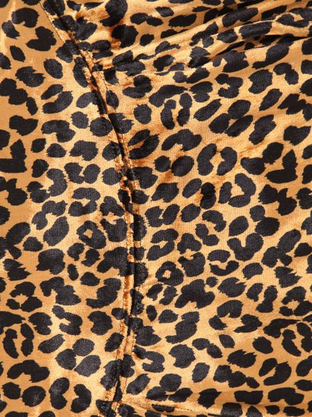 Marc By Marc Jacobs Leopard Print Velvet Skirt in Animal (leopard) | Lyst