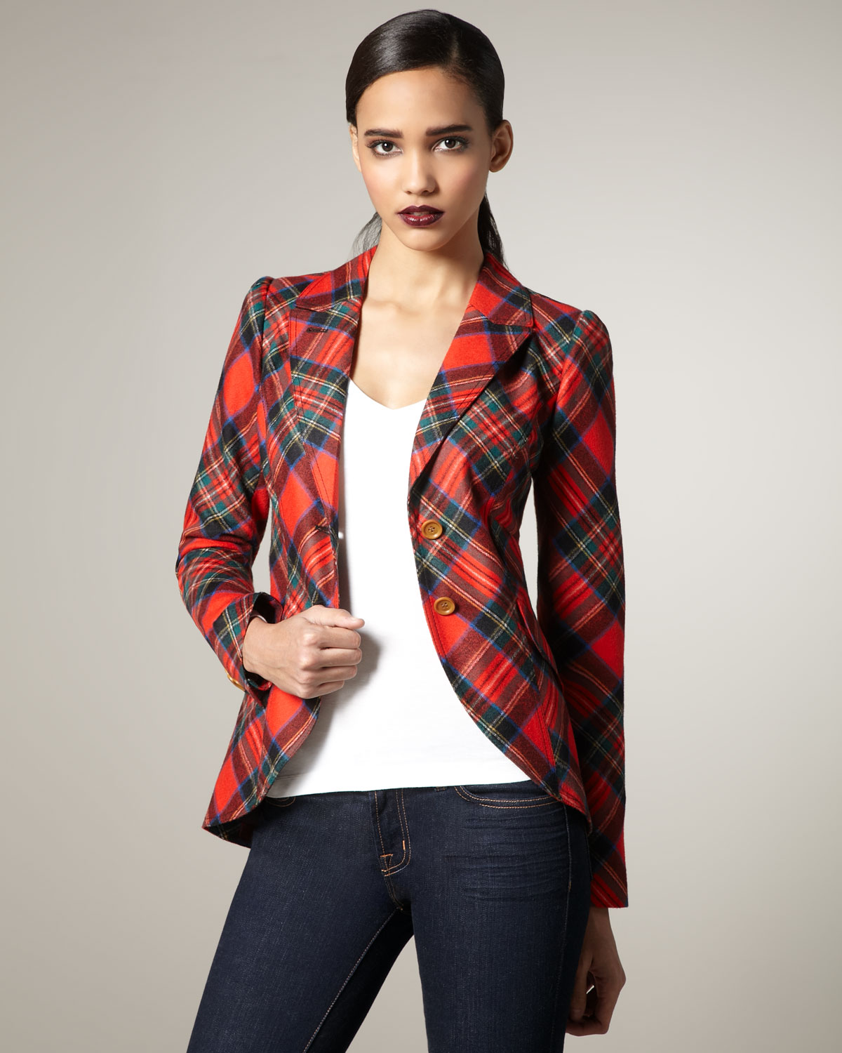 Graduation tweed jacket with elbow patches for women pictures from yepme