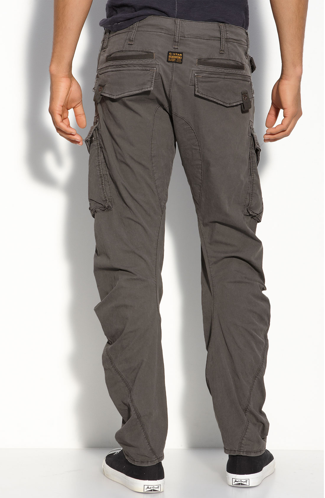 G-star raw La Rovic Tapered Cargo Pants in Gray for Men (battle grey ...