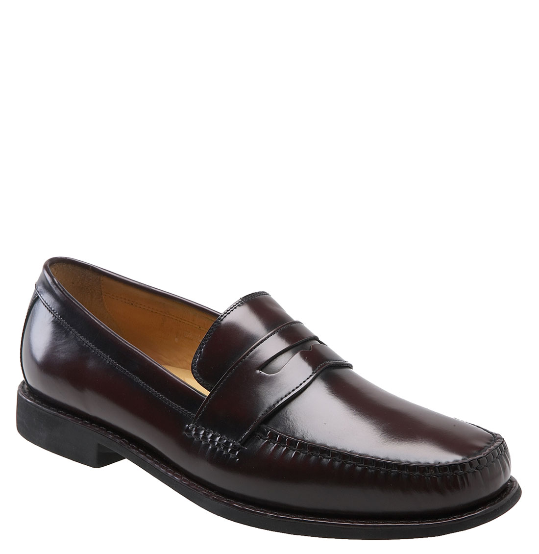 Johnston & Murphy Ainsworth Penny Loafer in Black for Men (cordovan ...