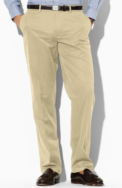 Polo Ralph Lauren Preston Silk & Cotton Pants in Beige for Men (burmese ...