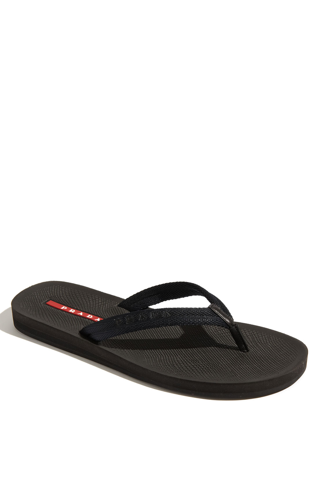 Prada Beach Flip Flop, Nero in Black for Men (nero) | Lyst