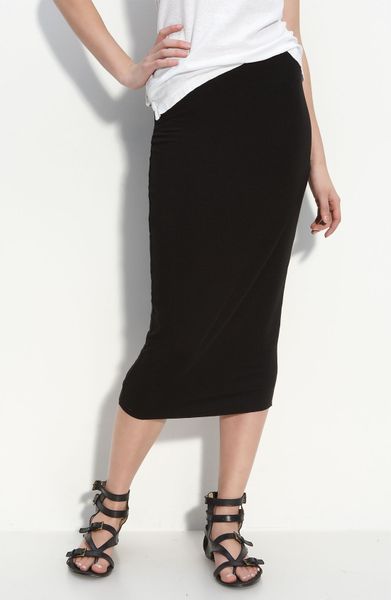 Bailey 44 Knit Midi Skirt in Black | Lyst