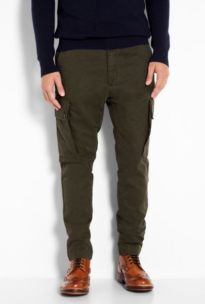 Dockers Dark Olive Tapered Cargo Pants in Green for Men (olive) | Lyst