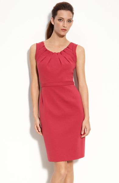 Elie Tahari Winona Dress in Pink (berry pink) | Lyst