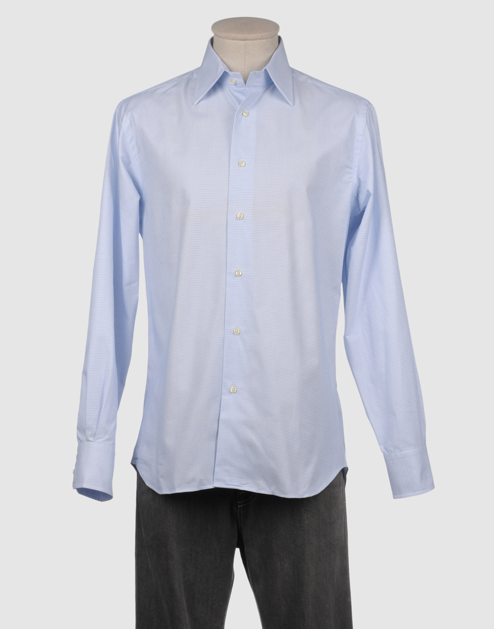 Enrico Coveri Long Sleeve Shirts in Blue for Men (azure) | Lyst