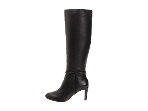 Elie tahari Black Leather Damaris Tall Boots in Black | Lyst