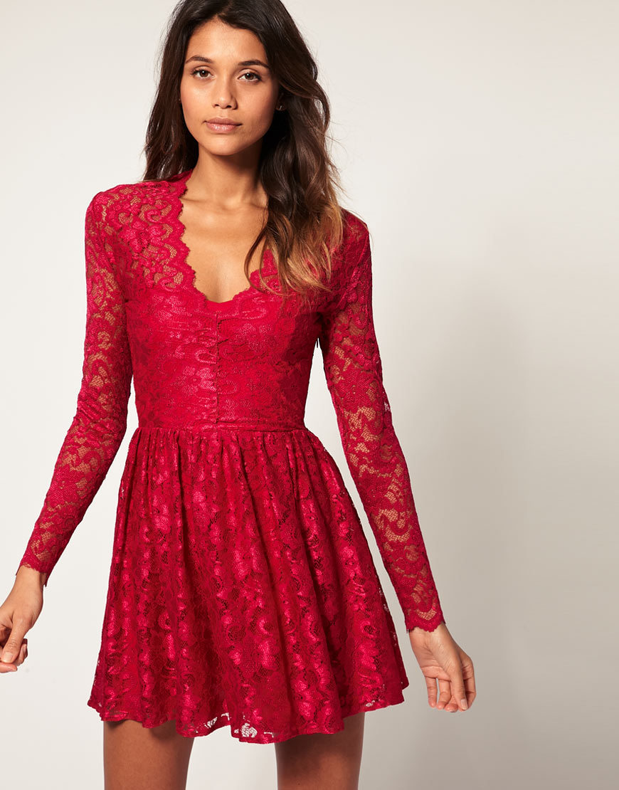 asos xmas dresses