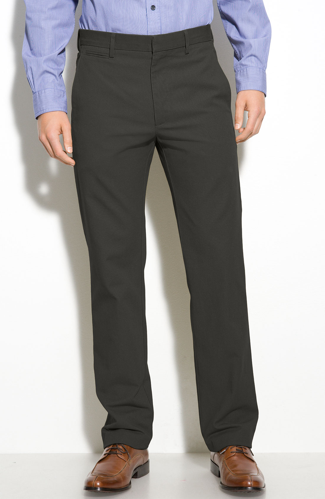 Dockers Slim Fit Cotton Blend Chino Pants in Gray for Men (steelhead ...