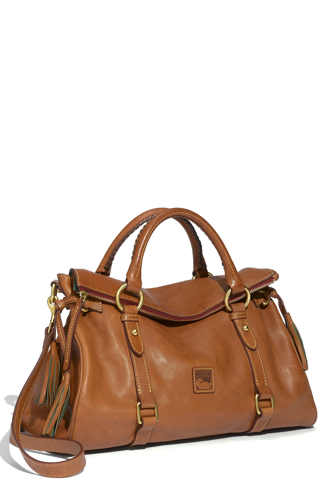 Dooney & bourke Florentine Vachetta Leather Satchel in Brown (natural ...