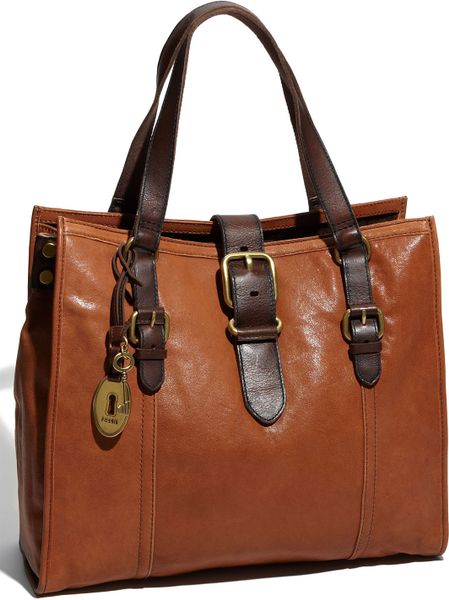 Fossil Vintage - Emory Tote in Brown (saddle) | Lyst