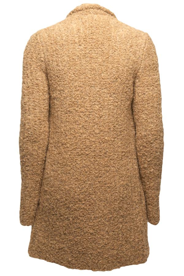Lyst Givenchy Bouclette Waterfall Cardigan in Brown