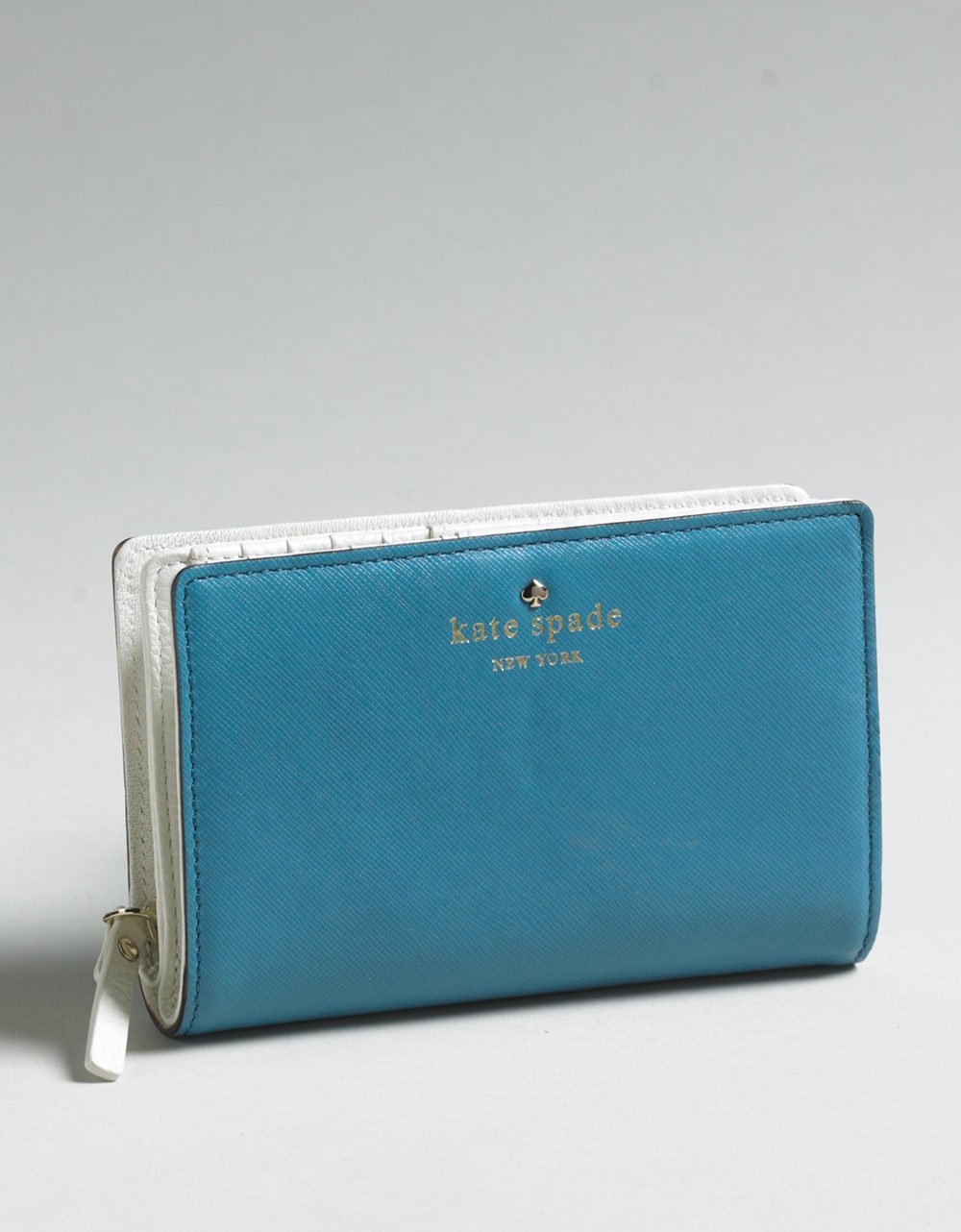 Kate Spade Leather Mikas Pond Jules Wallet in Blue (lazuli) | Lyst