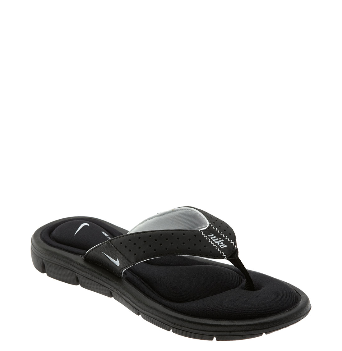 Nike 'Comfort' Sandal in Black (black/white) | Lyst