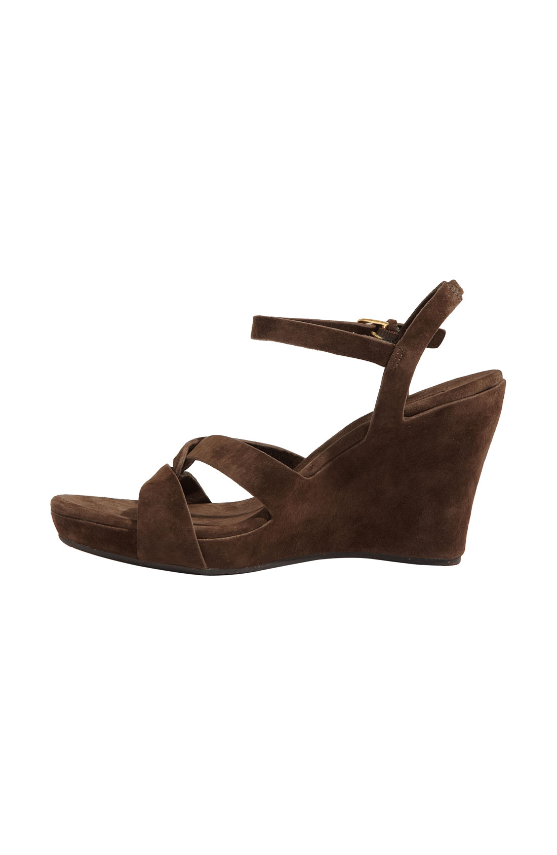 Ugg Arianna Suede Wedge Sandals in Brown (espresso) | Lyst