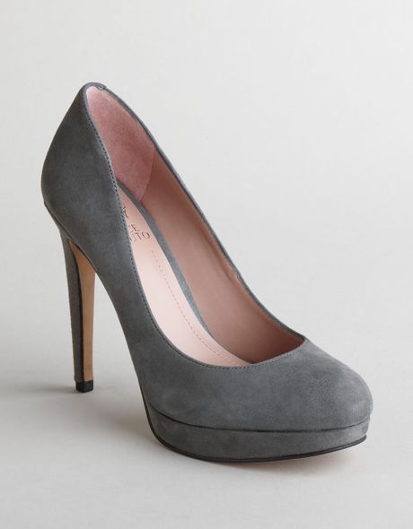 Vince Camuto Sarika Pumps in Blue (grey suede) | Lyst