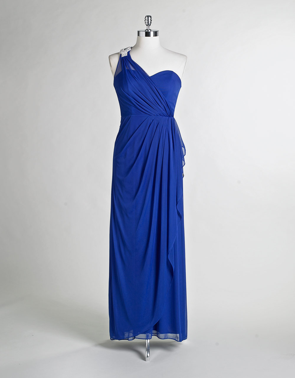 Xscape Single-shoulder Cocktail Dress in Blue (royal tiara) | Lyst