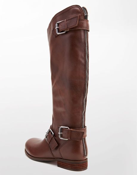 Dv By Dolce Vita Zela Tall Leather Boots in Brown (brown leather) | Lyst