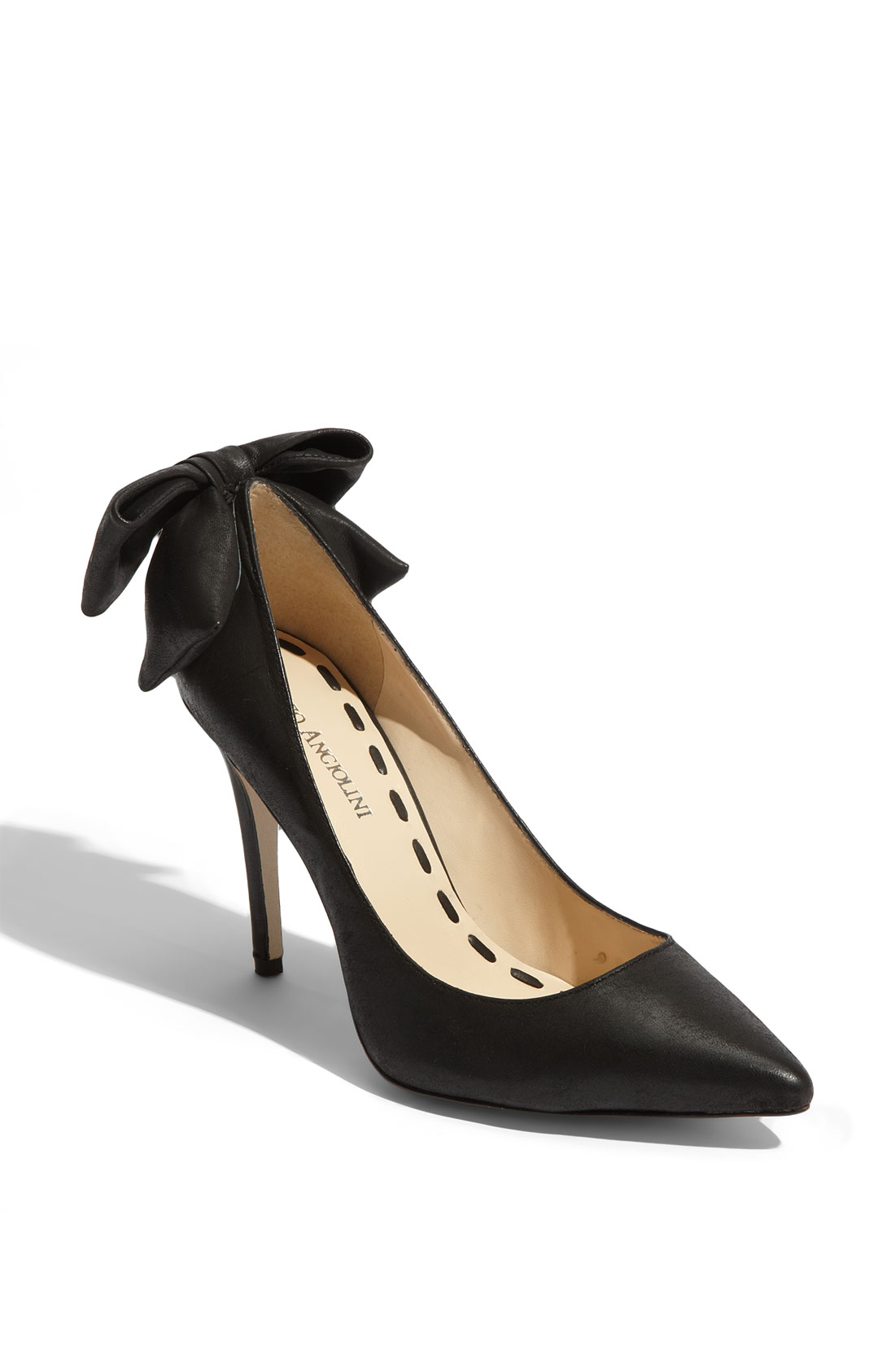 Enzo Angiolini Martini Pump in Black (black leather) | Lyst