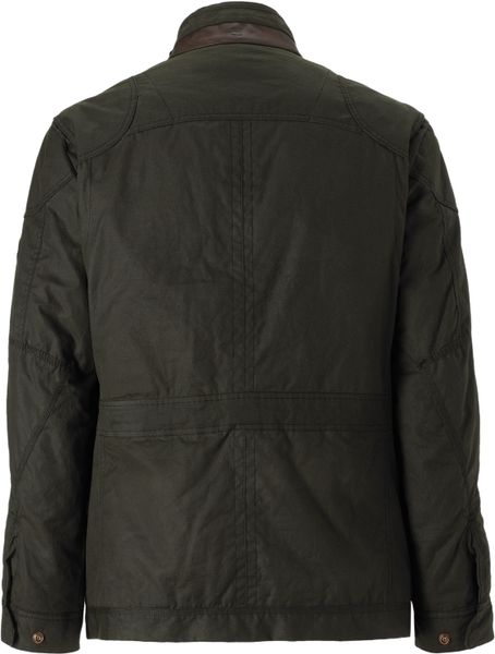 Timberland Abington Wax Jacket Forest Night in Green for Men (forest ...
